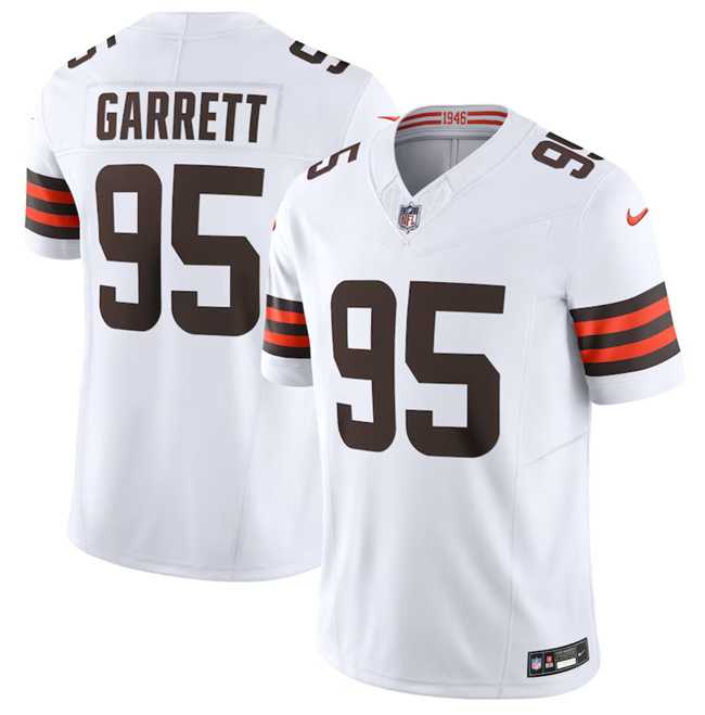 Men & Women & Youth Cleveland Browns #95 Myles Garrett White 2023 F.U.S.E. Vapor Untouchable Limited Football Stitched Jersey->dallas cowboys->NFL Jersey